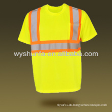 Neue Straßenverkehrssicherheit Kleidung reflektierende Sicherheit Kleidung Mesh hallo-vis T-Shirt